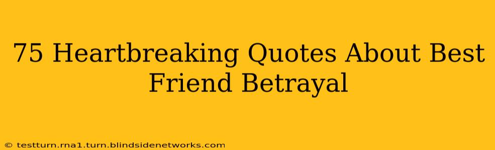 75 Heartbreaking Quotes About Best Friend Betrayal