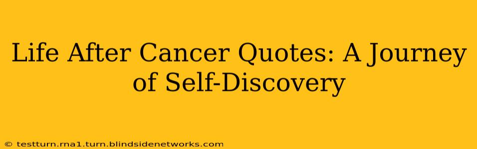 Life After Cancer Quotes: A Journey of Self-Discovery